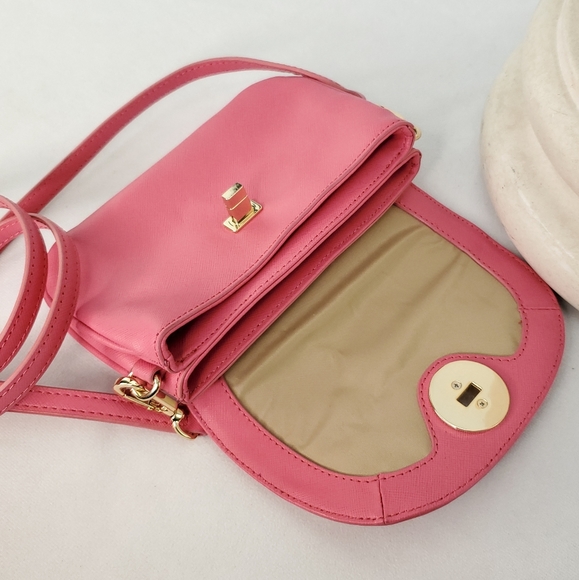 AUTHENTIC TORY BURCH Pink Robinson Mini Crossbody - Picture 14 of 15